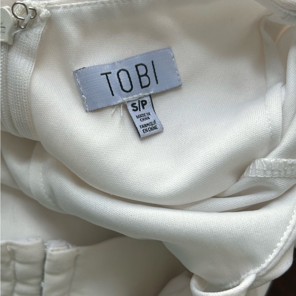 TO BI Elegant White Sleeveless Dress size S/p - Picture 4 of 4